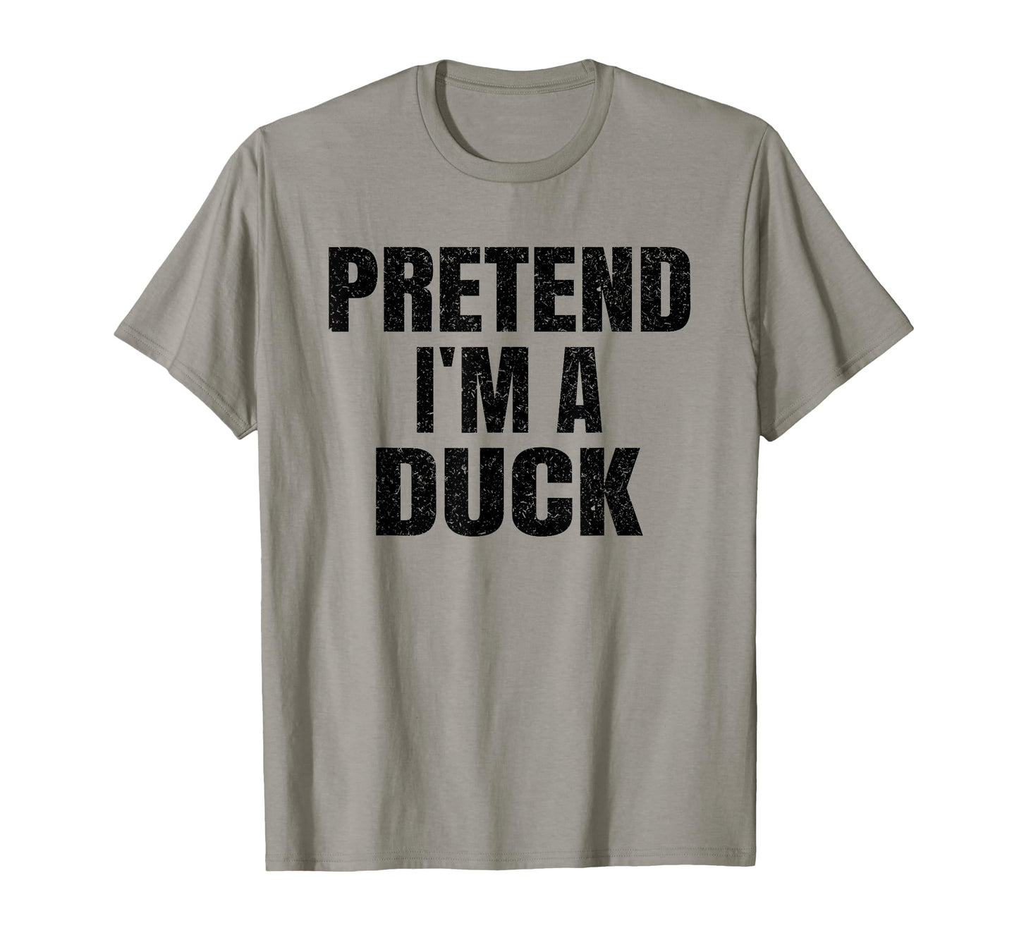 Pretend I'm A Duck Family Group Costume Lazy Easy Halloween T-Shirt