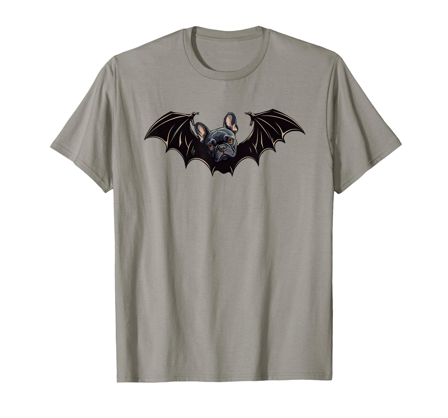 French Bulldog Bat Wings Spooky Frenchie Dog Halloween Bat T-Shirt for Men Women Kids