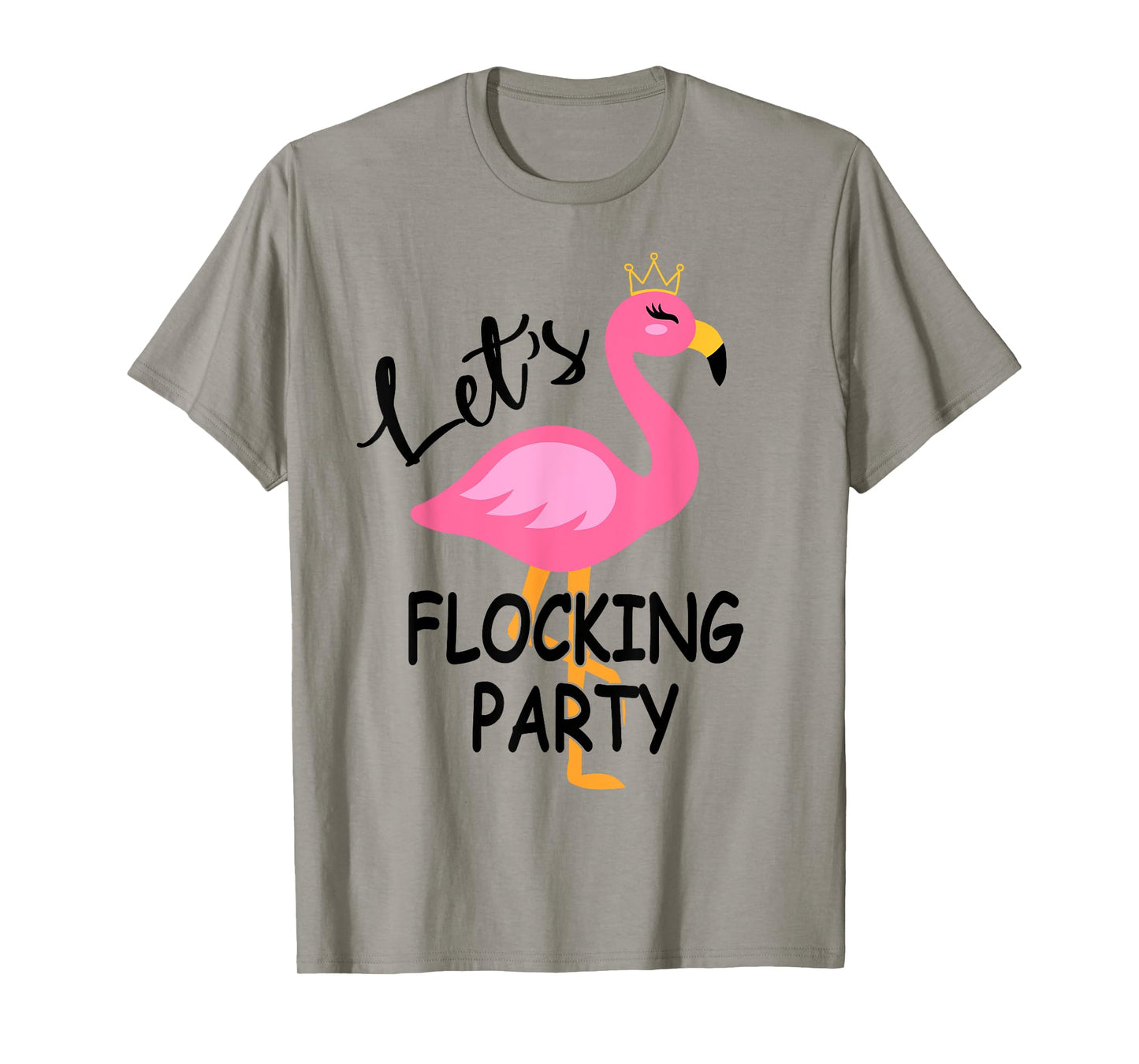 Let's Flocking Party Matching Flamingo Bachelorette Party T-Shirt