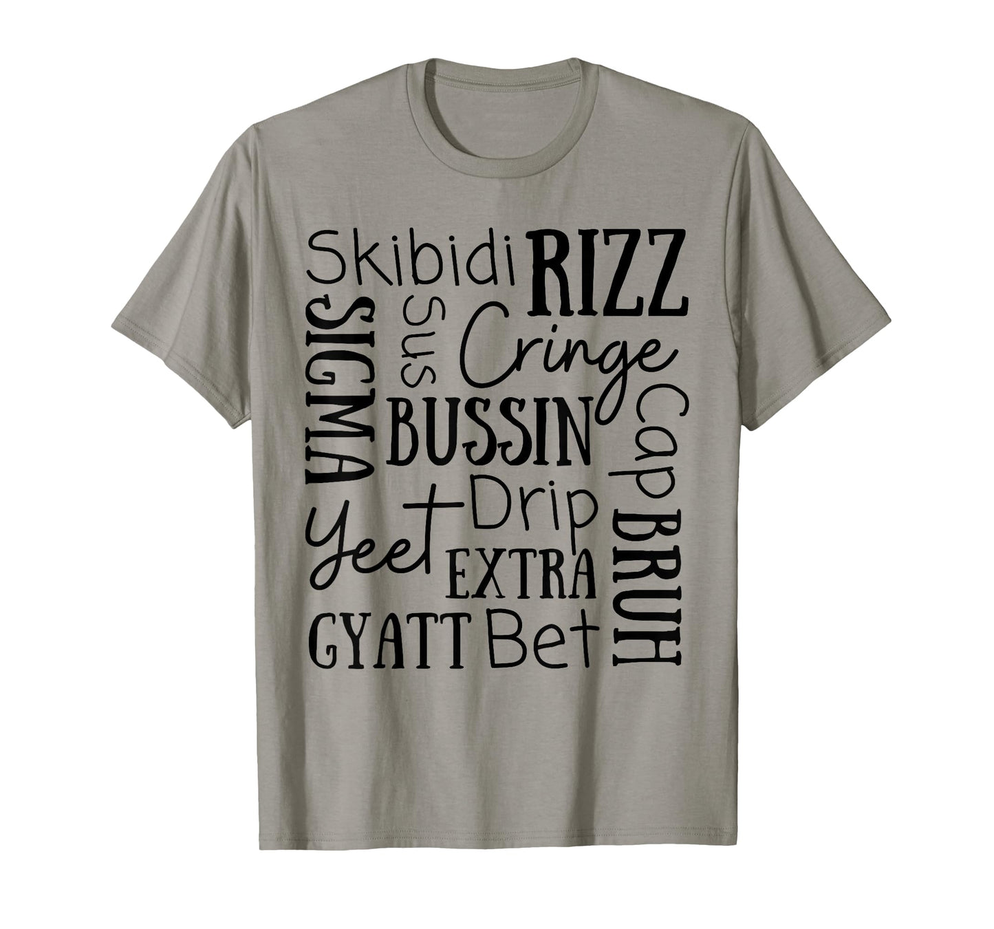 Skibidi Rizz Funny Kids Rizz Bussin Gen Z Christmas Young T-Shirt