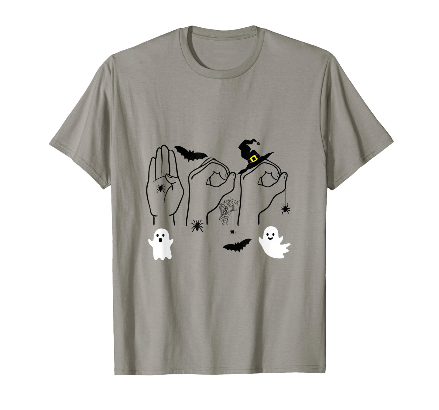Boo ASL American Sign Language Halloween Costume T-Shirt