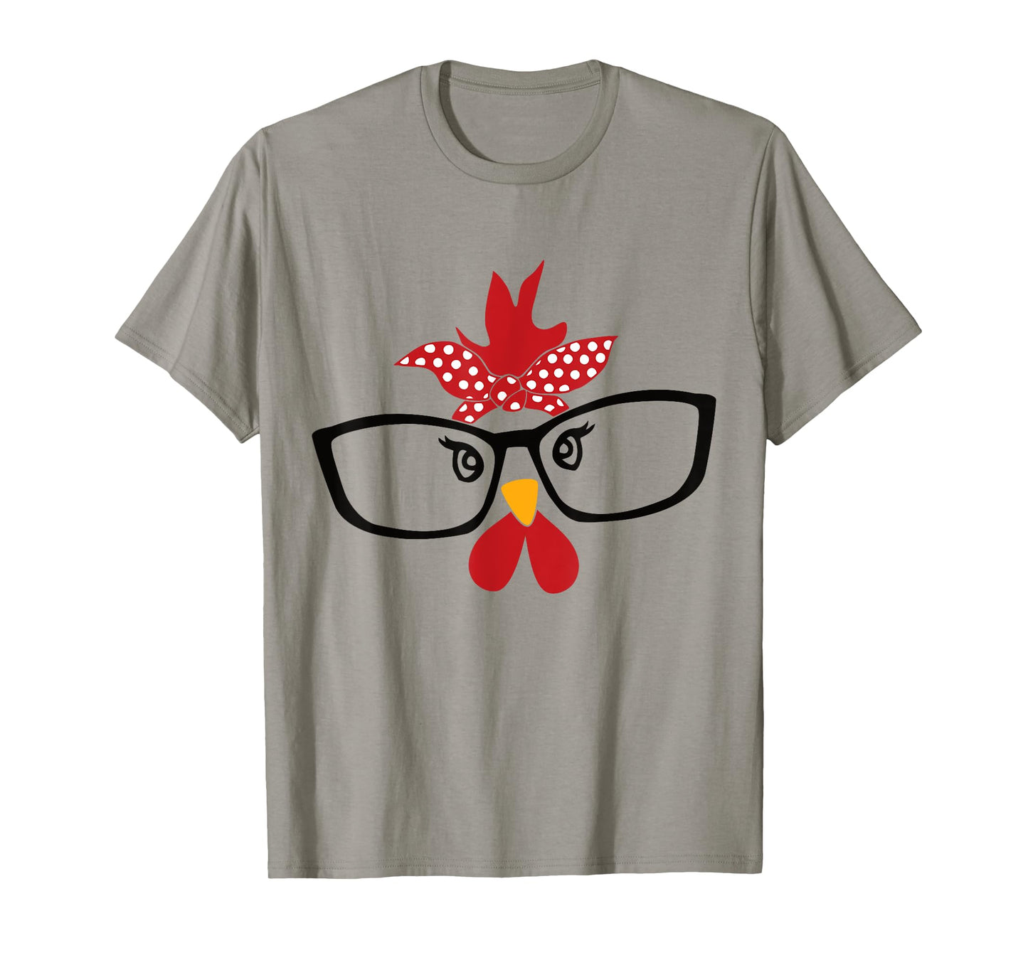 Chicken Costume Halloween Chicken Face Rooster Funny T-Shirt