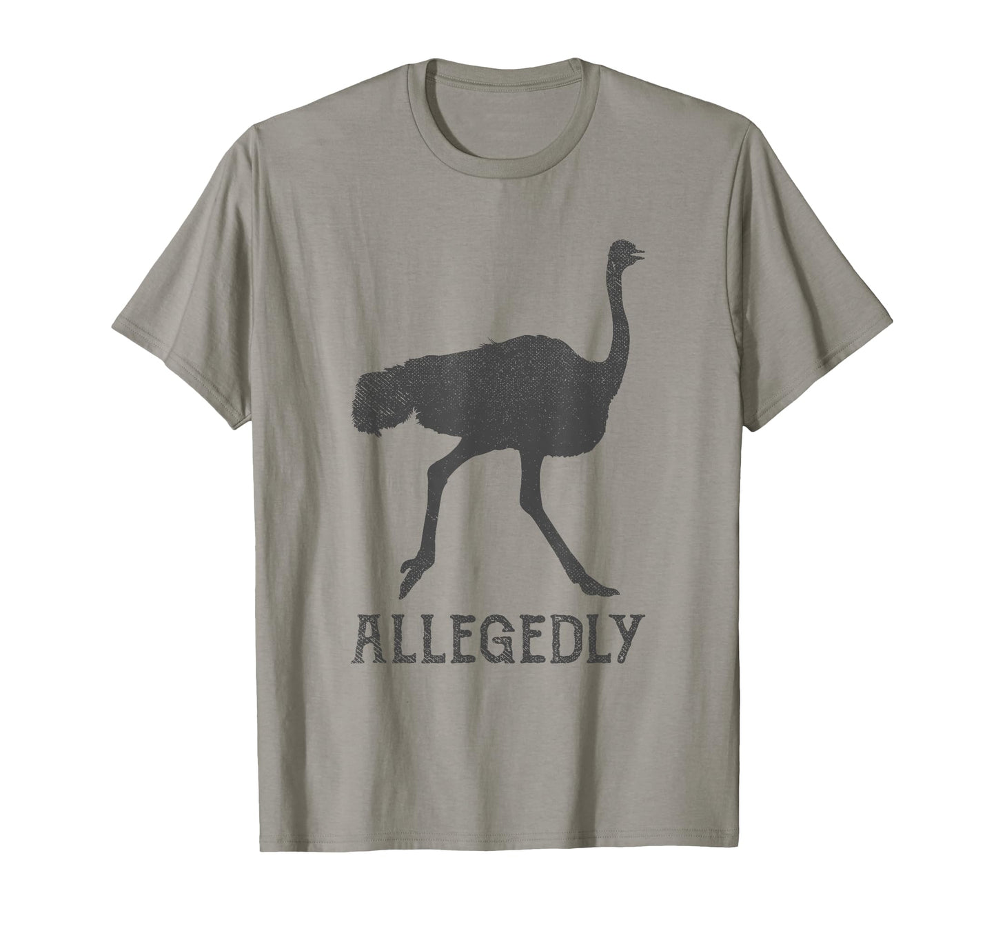 Vintage Funny Bird Lover Allegedly Ostrich T-Shirt