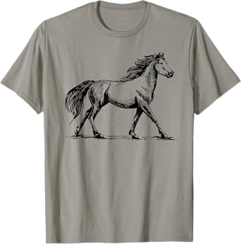 Horse Mare Stallion Rider Horsewoman Gifts Horse lover T-Shirt