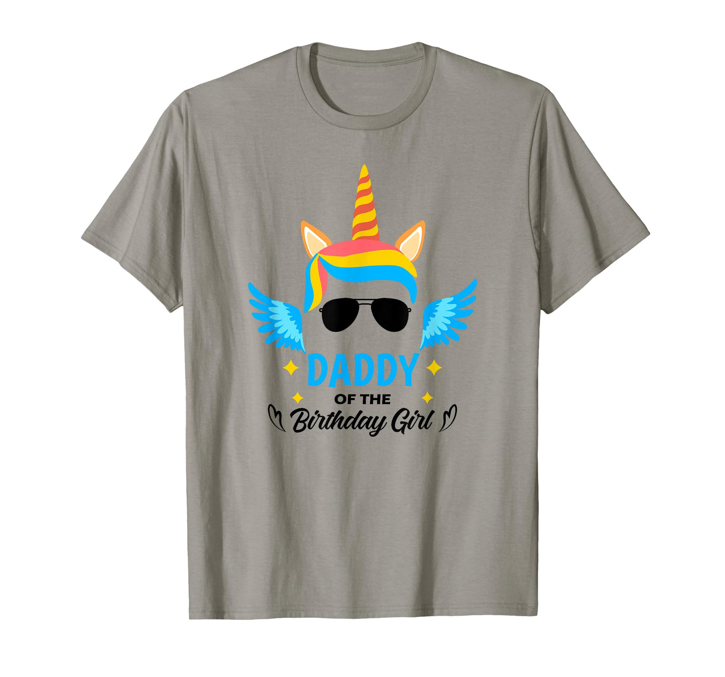 Daddy of The Birthday for Girl Father Unicorn First Birthday T-Shirt