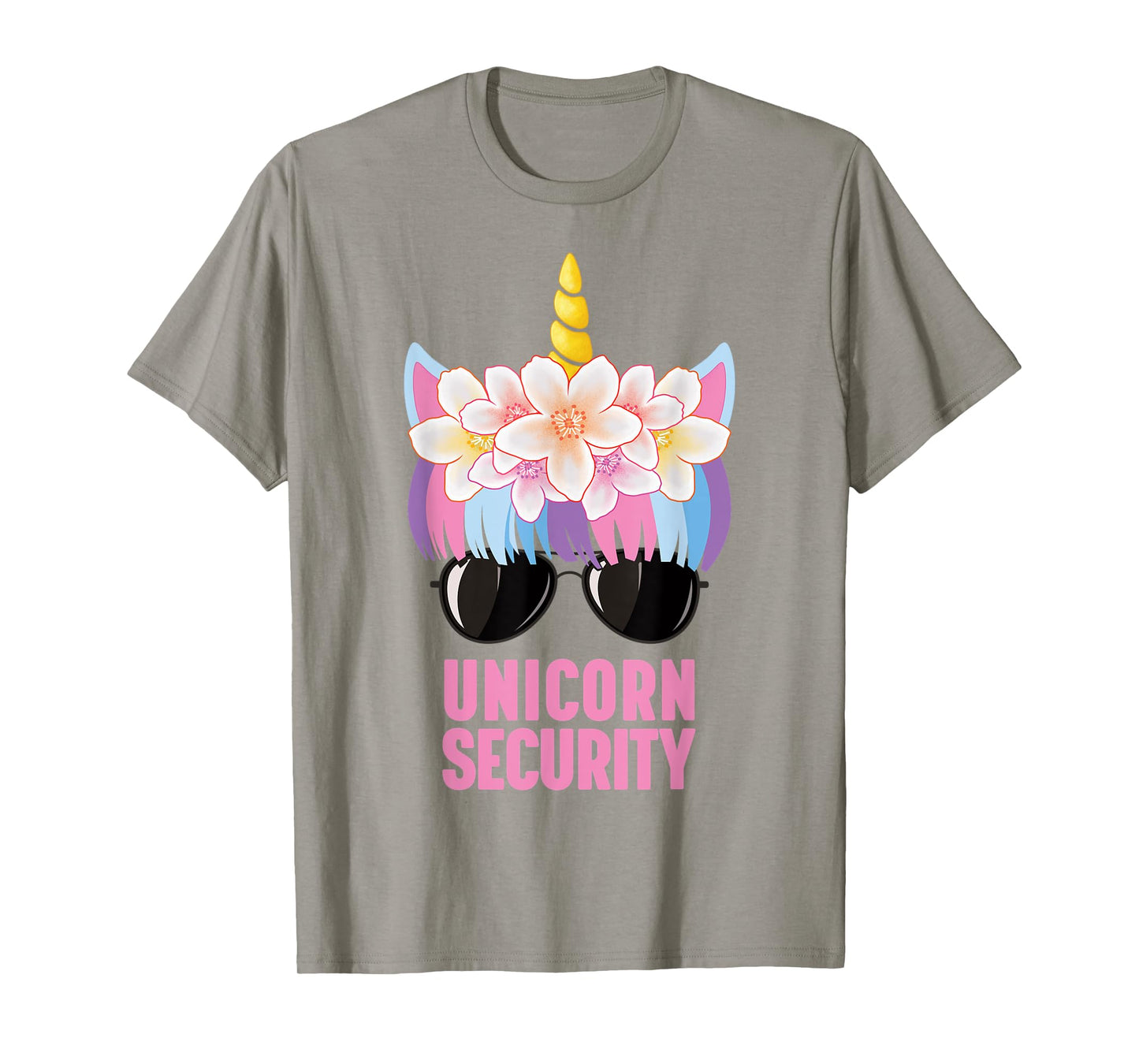 Cute Unicorn Security T-Shirt