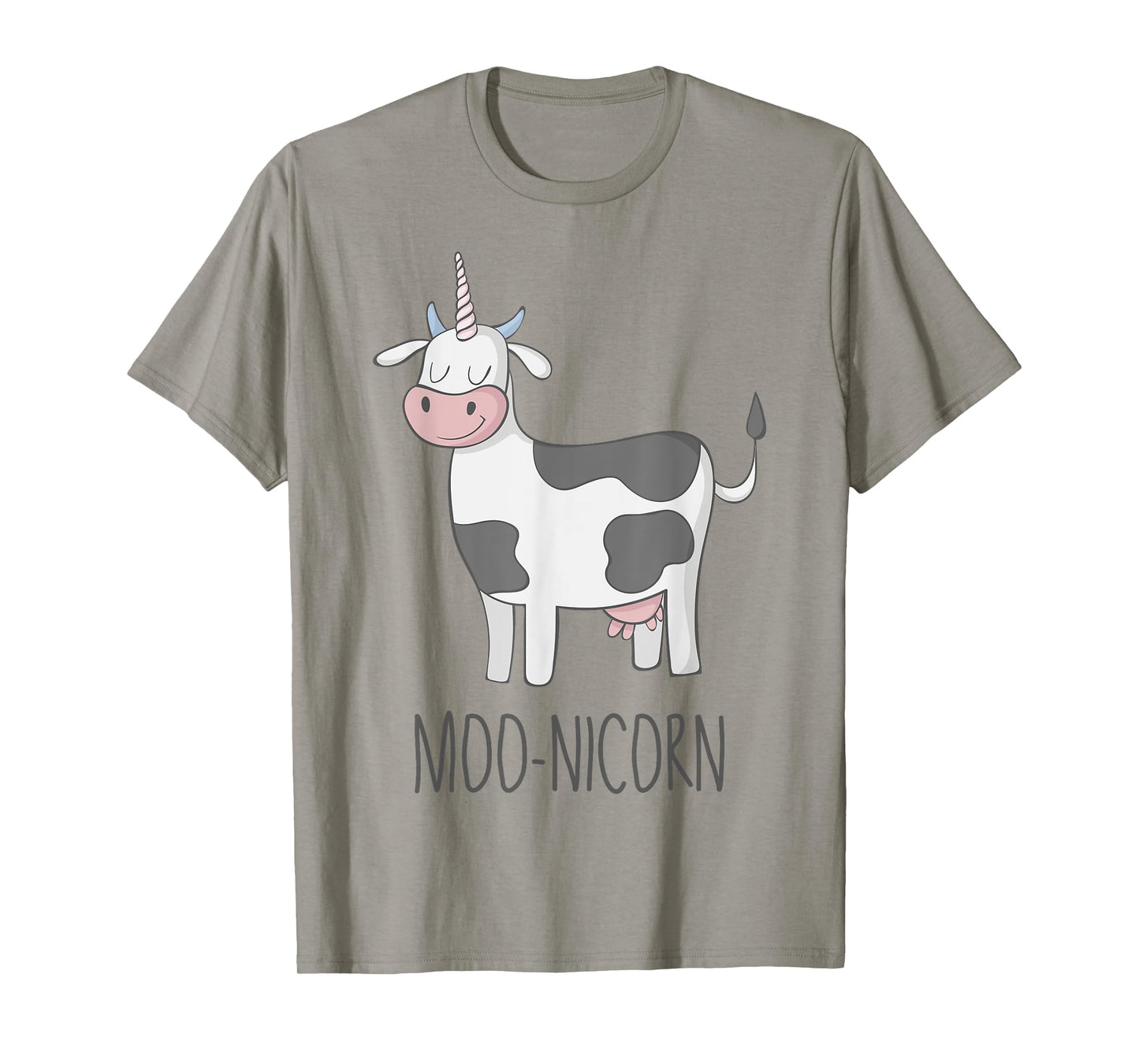 Moonicorn Funny Cow Unicorn T Shirt for Kids and Adults T-Shirt