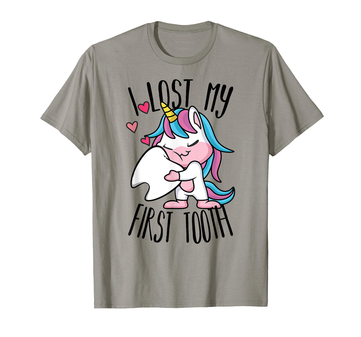 Funny Tooth Fairy - Cute Unicorn I Lost My First Tooth T-Shirt