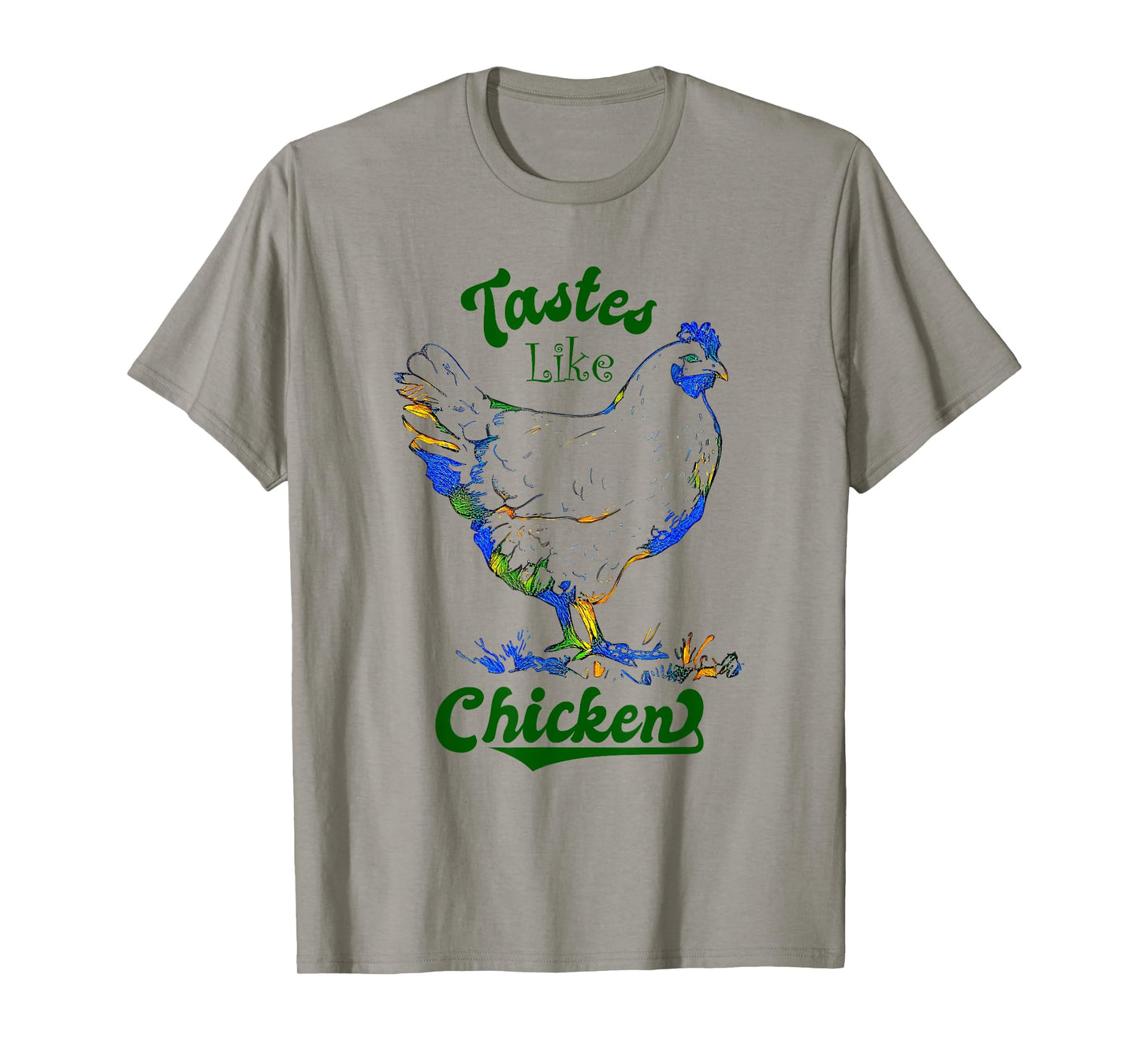 Tastes Like Chicken Vintage Retro Chicken Sign T-Shirt