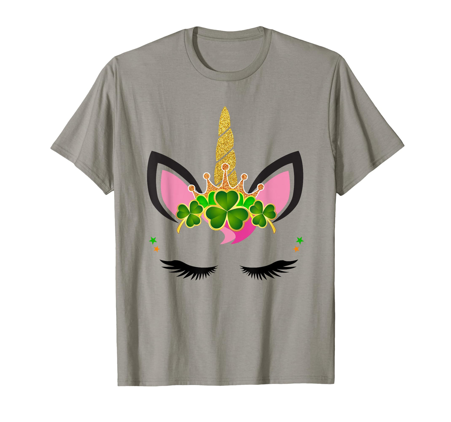 Unicorn Clover Leaf Unicorn Girl St Patricks Day T-Shirt