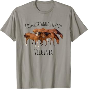 Chincoteague Island Virginia Horse Assateague Pony T-Shirt