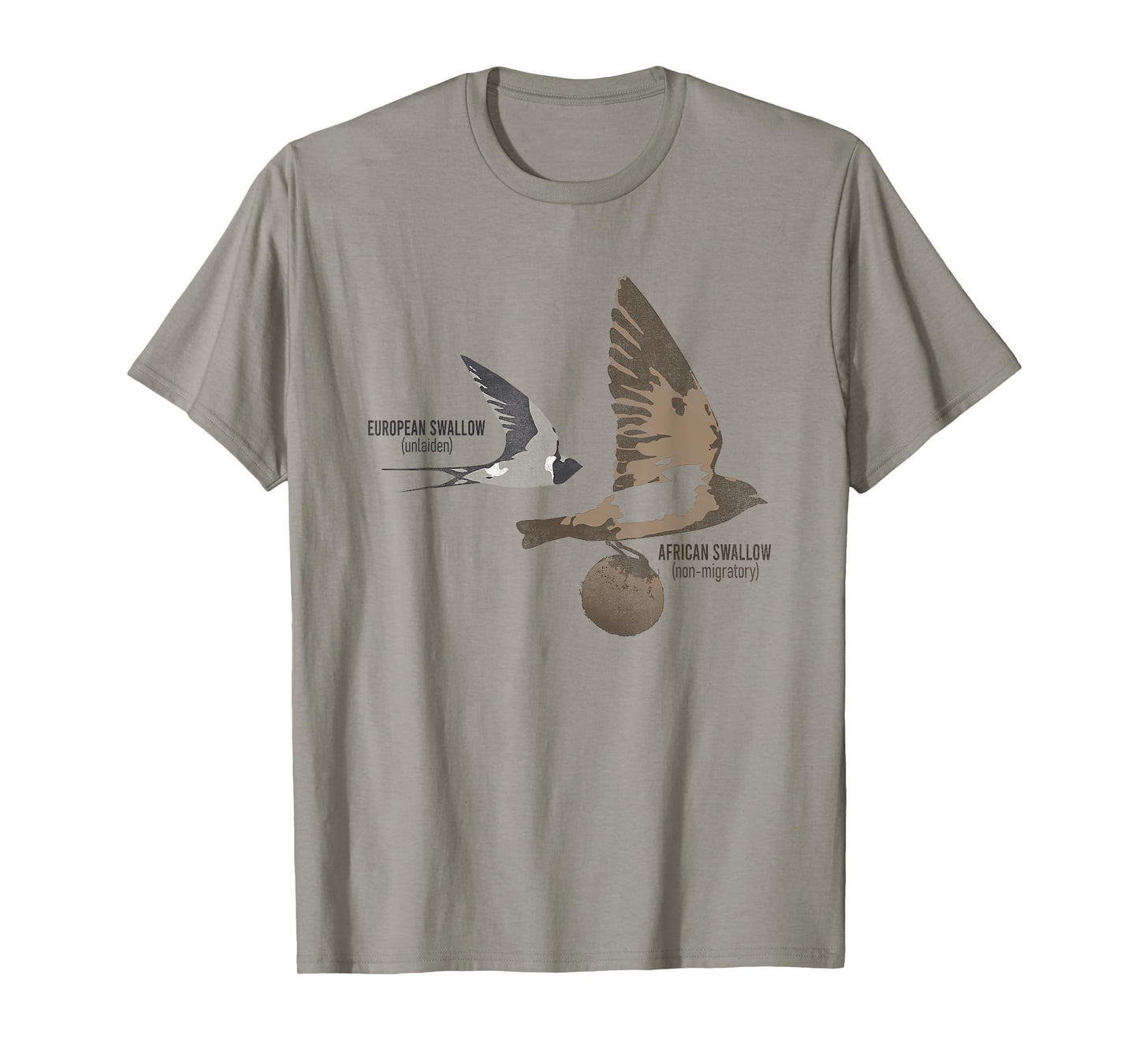 Funny Animal European Swallow African Swallow T-Shirt