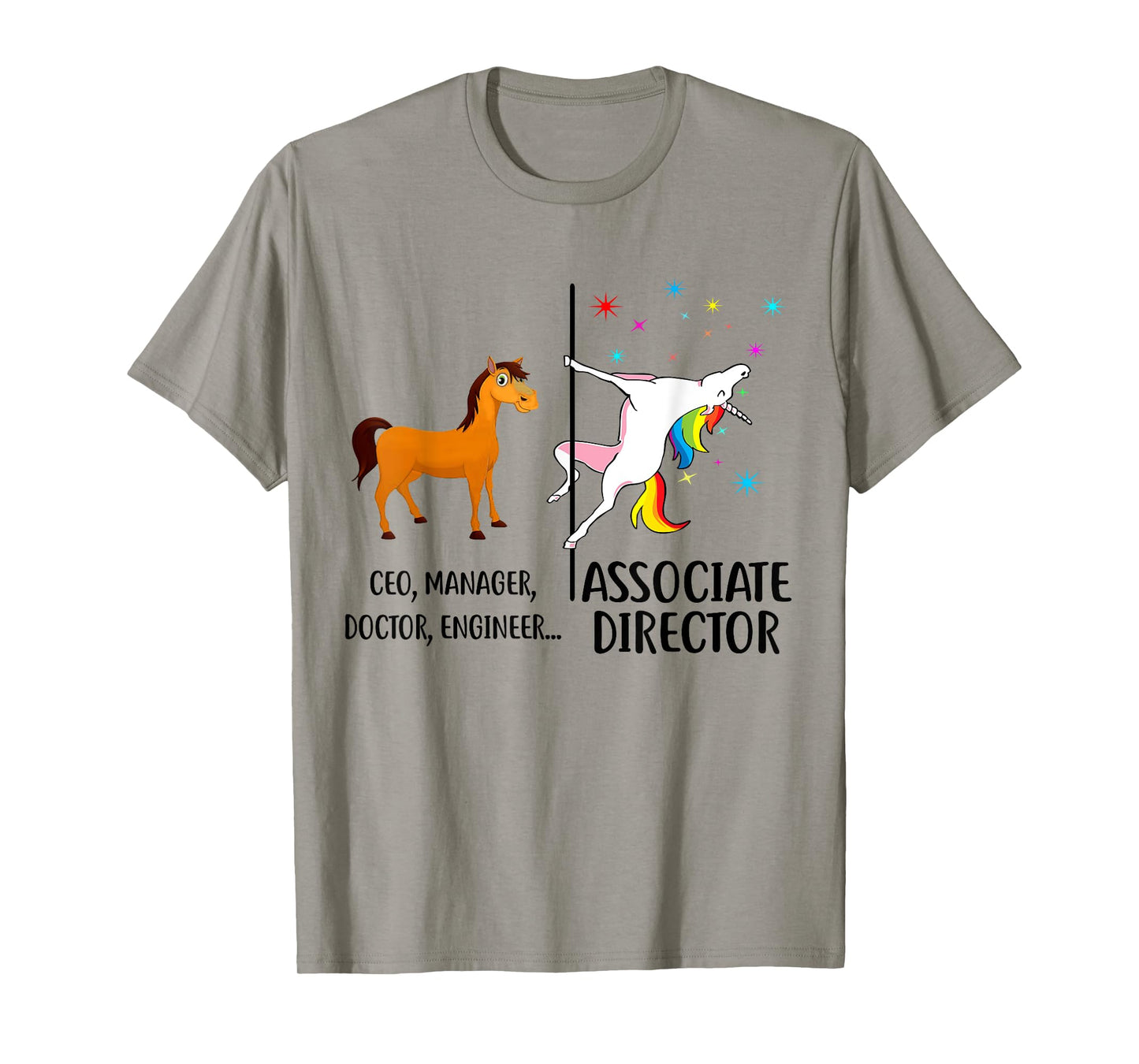 Unicorn Associate Director T-shirt Funny Job Title T-Shirt