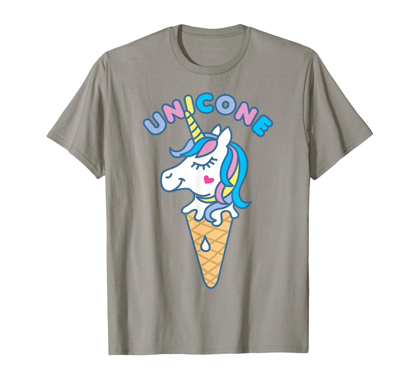 Unicorn Ice Cream Kawaii Unicone Cute Graphic Tee T-Shirt