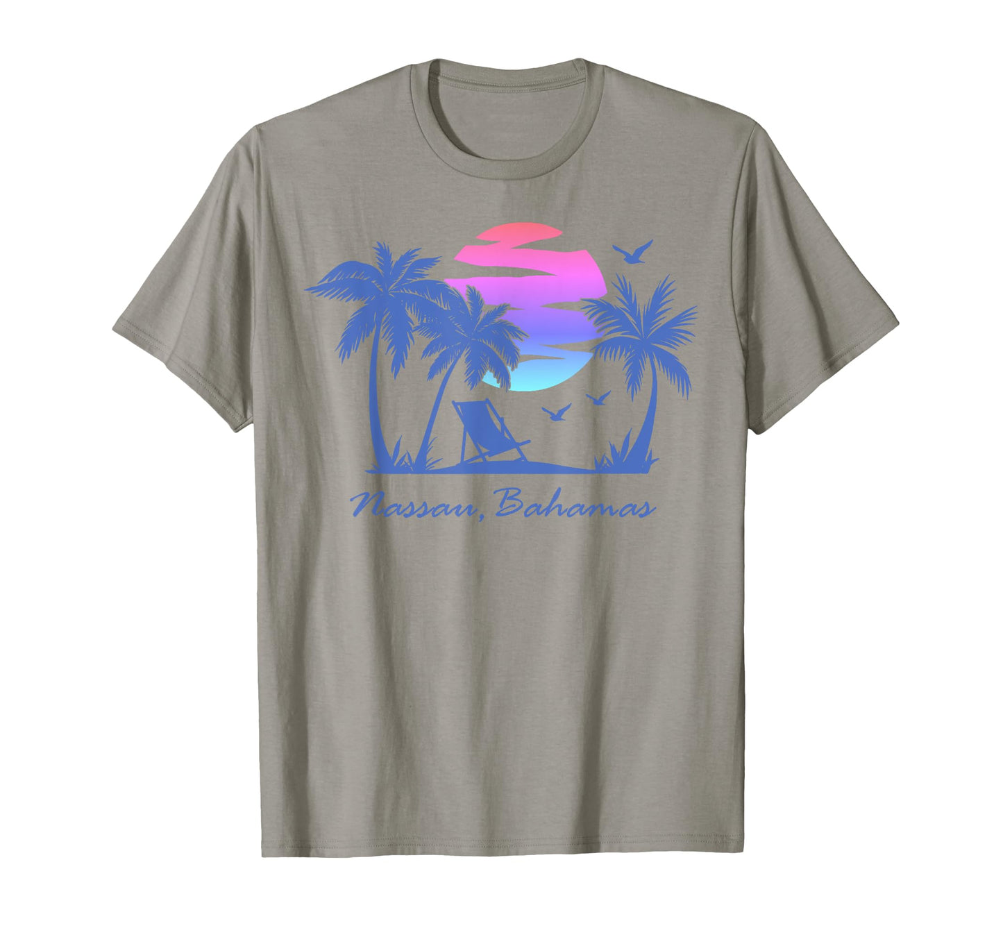 NASSAU BAHAMAS Beach Vacation Spring Break Honeymoon Retro T-Shirt