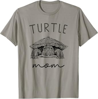 Turtle Mom Pet Red eared slider turtle Mama T-Shirt
