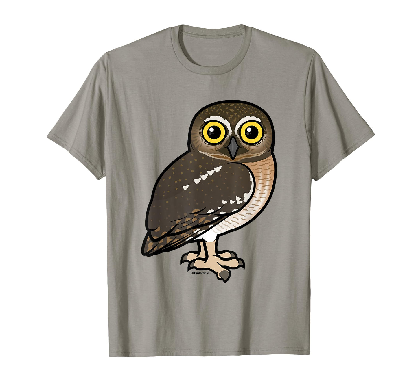 Cute Cartoon Elf Owl Birdorable Illustrated Bird T-Shirt
