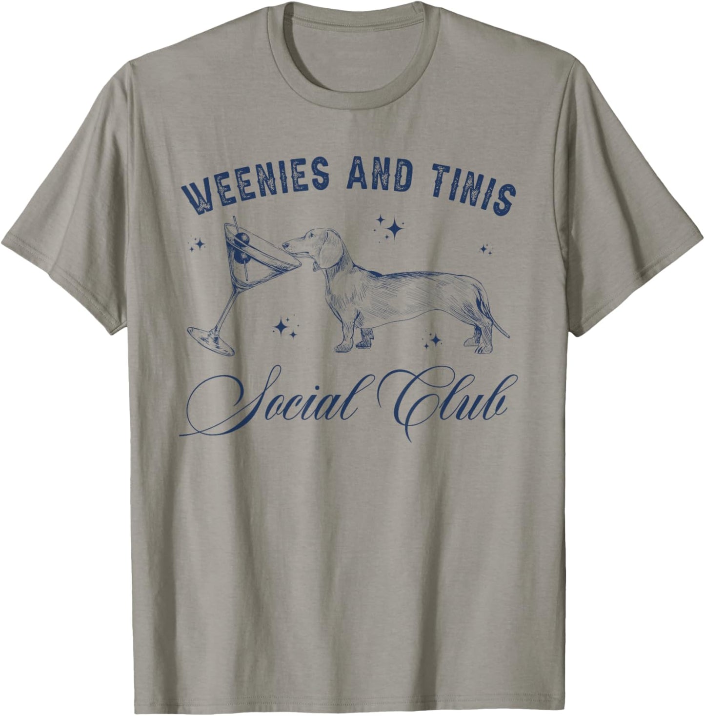 Weenies and Martinis Funny Dachshund Dog With Martini T-Shirt