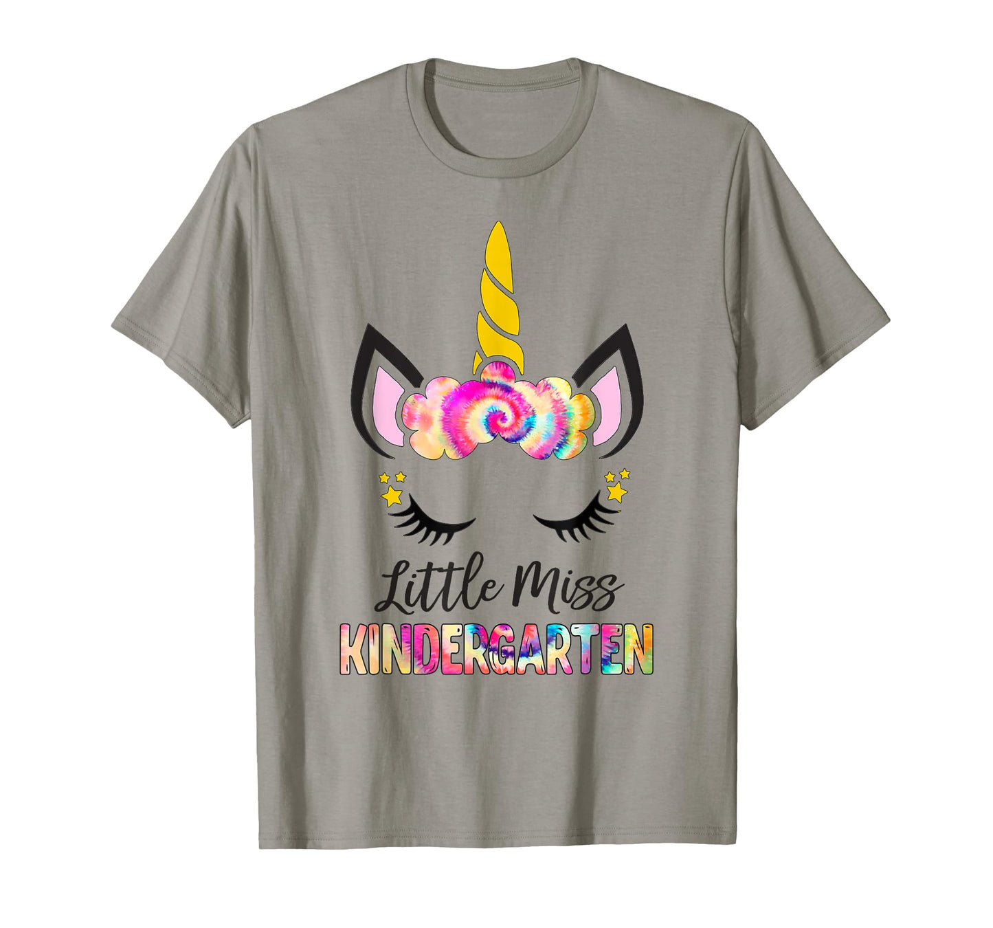 Little Miss Kindergarten Girl Magic Unicorn Shirt Preschool T-Shirt