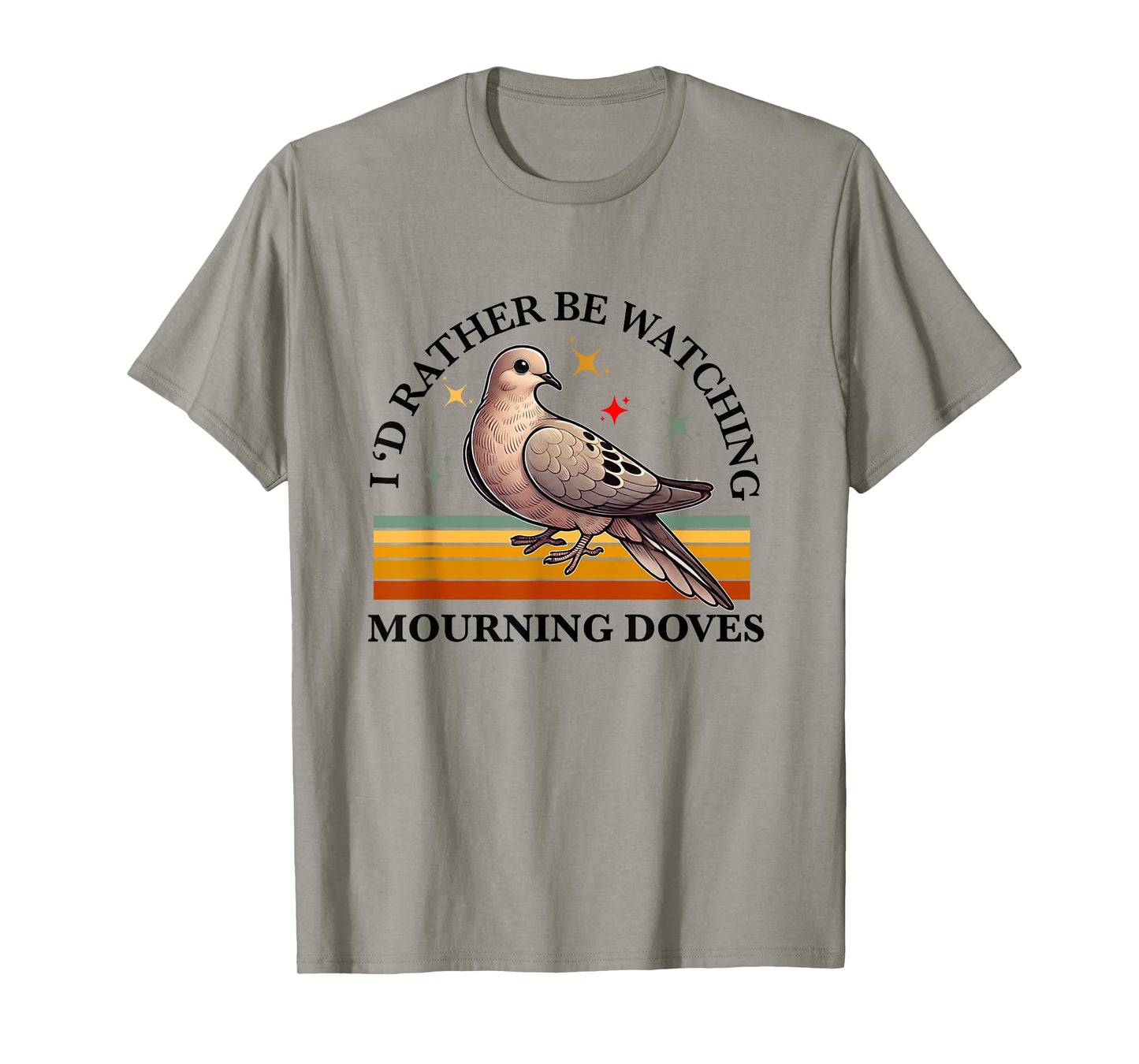 Mourning Dove Retro Vintage Bird Lover Women Men Girl Boys T-Shirt
