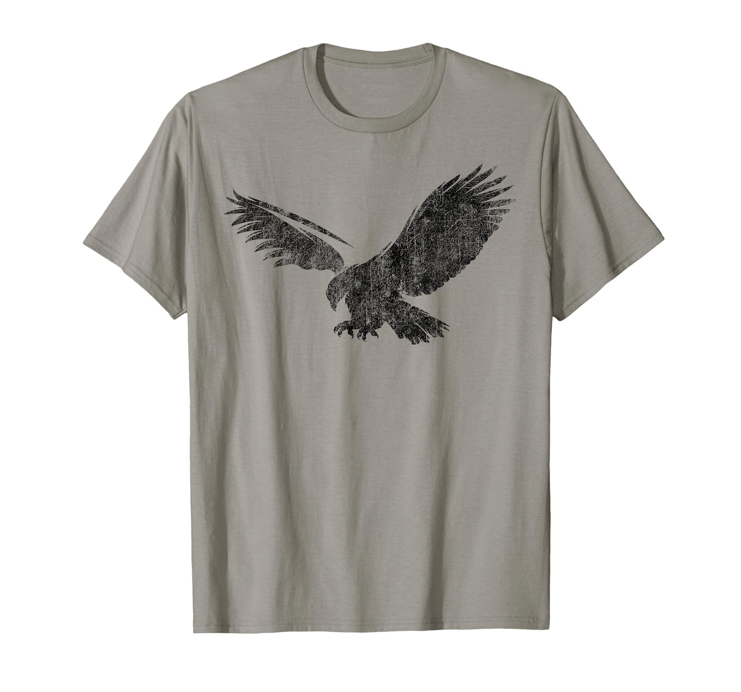 Beautiful Eagle American bird silhouette flying vintage cool T-Shirt