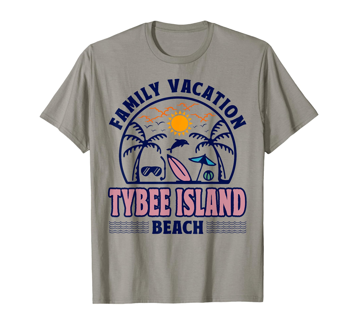 Georgia Family Vacation Tybee Island Beach T-Shirt for Men Women Kids