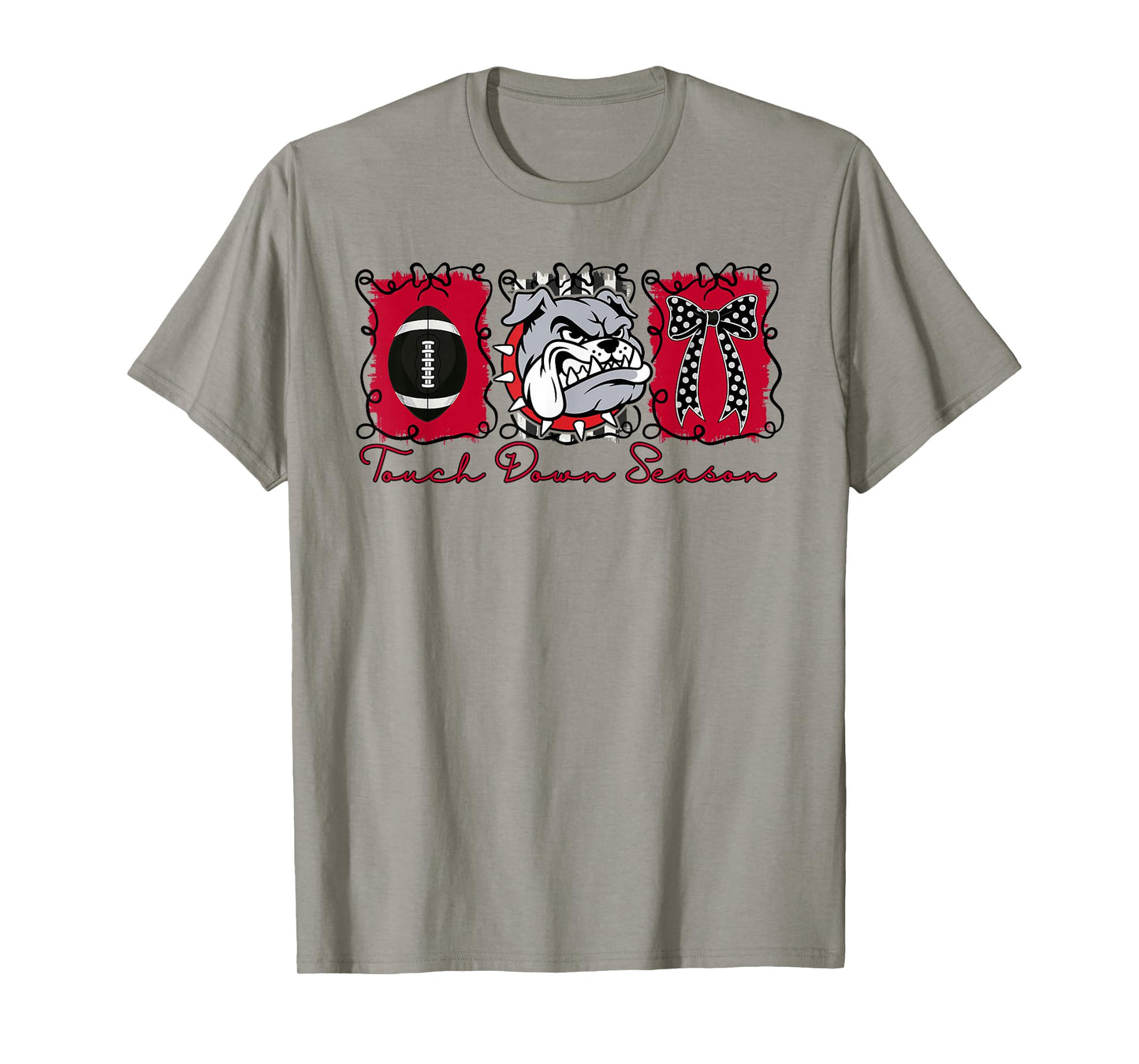 Bulldogs Football Game Day School Mascot Team Spirit T-Shirt