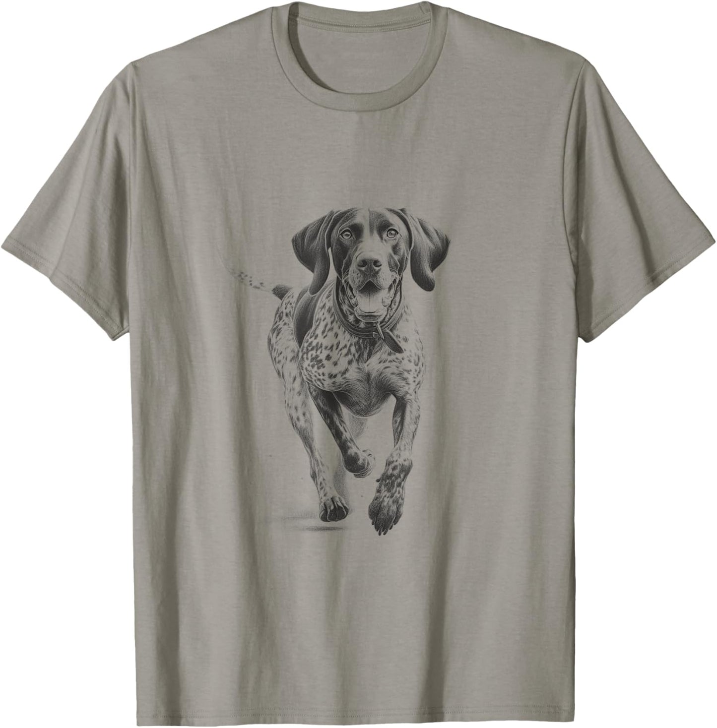 German Shorthaired Pointer Running GSP Dog Design Idea T-Shirt