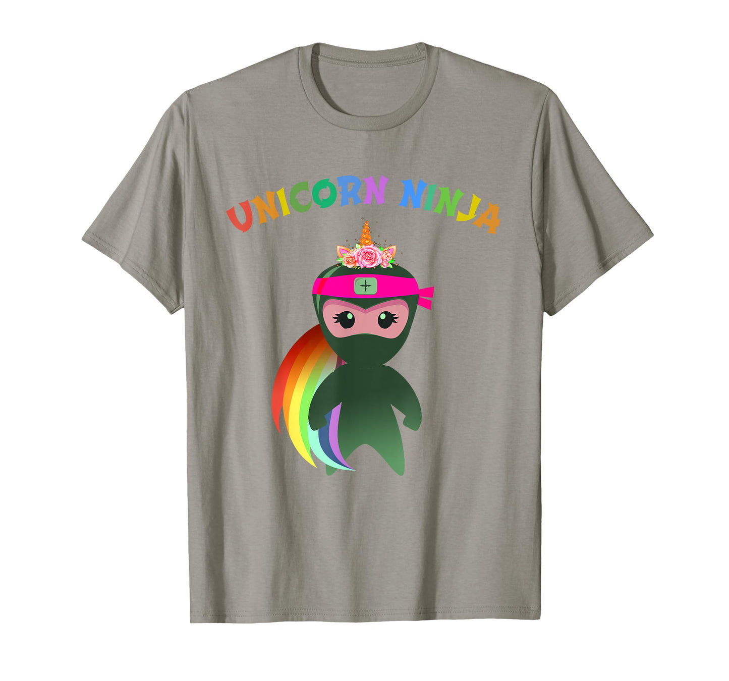 Funny Unicorn Ninja Disguise Spy Girls Kids Teachers Squad T-Shirt