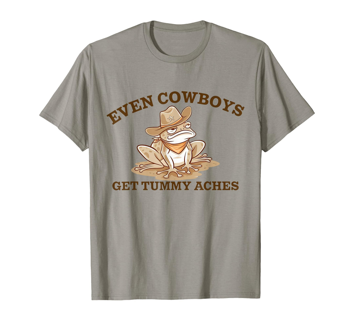 Stomach Ache Hurts Pun Even Cowboys Get Tummy Ache Survivor T-Shirt