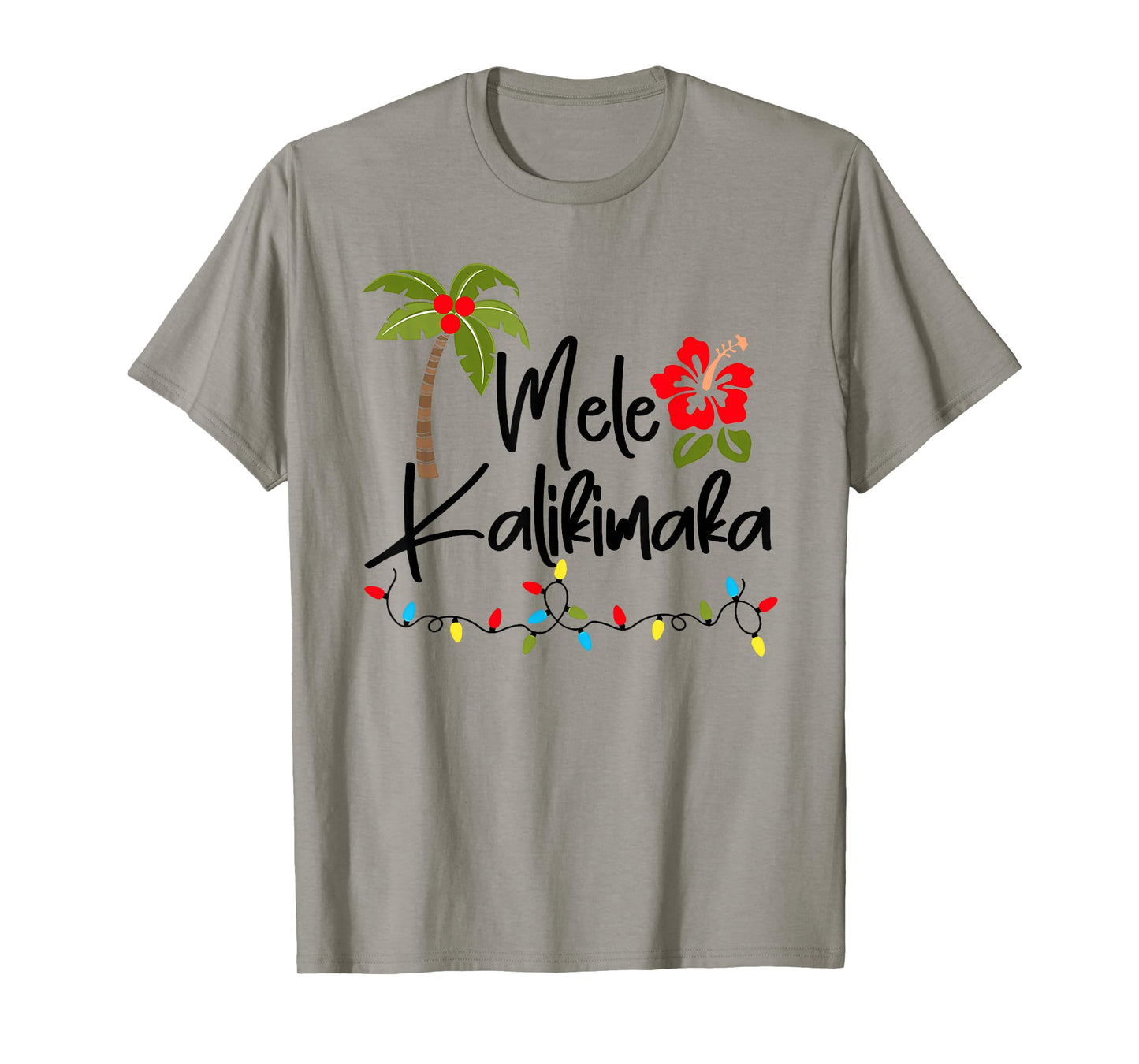 Mele Kalikimaka Tropical Christmas Hawaiian Xmas T-Shirt