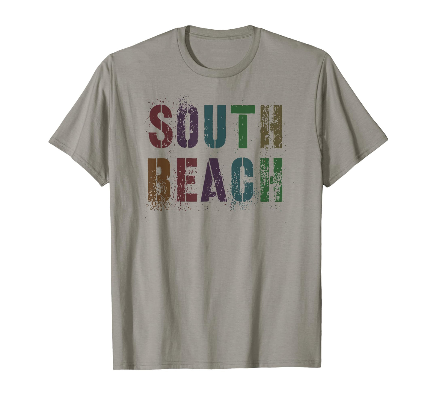 Girls SOUTH BEACH Family Trip Camp Colorful Summer Swim T-Shirt