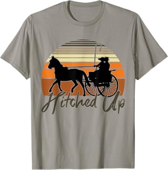 Fine Harness Horse Team Pleasure Driving Lifestyle T-Shirt