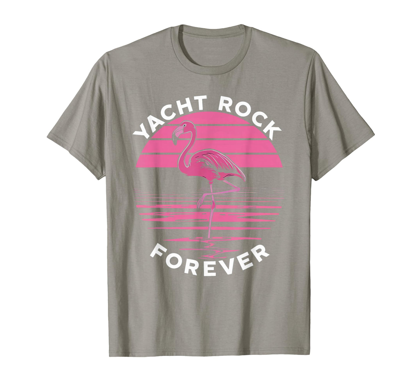 Yacht Rock Forever: Cool Flamingo Design for Yacht Fans T-Shirt