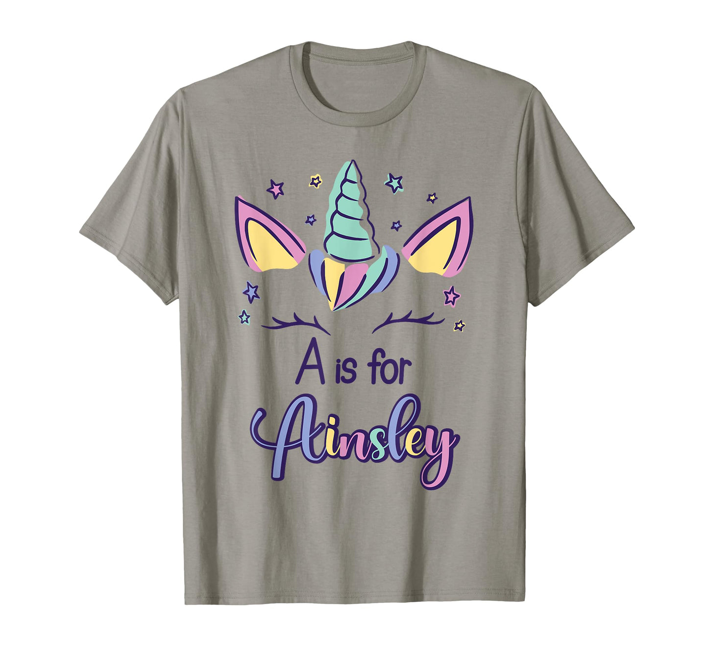 First Name Ainsley Personalized A Is For Ainsley T-Shirt