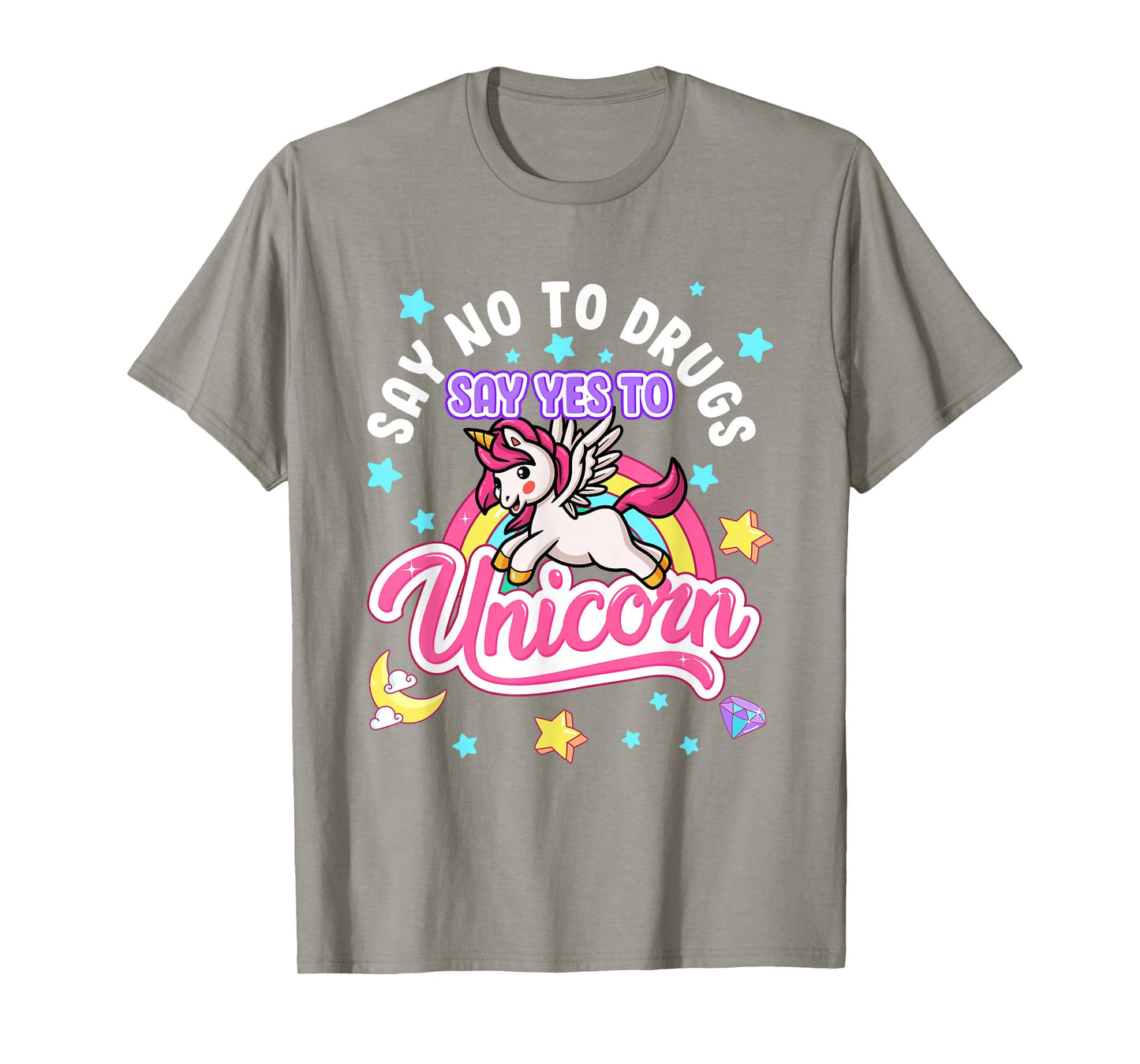 Say No Say Yes to Unicorns Red Ribbon Week T-Shirt