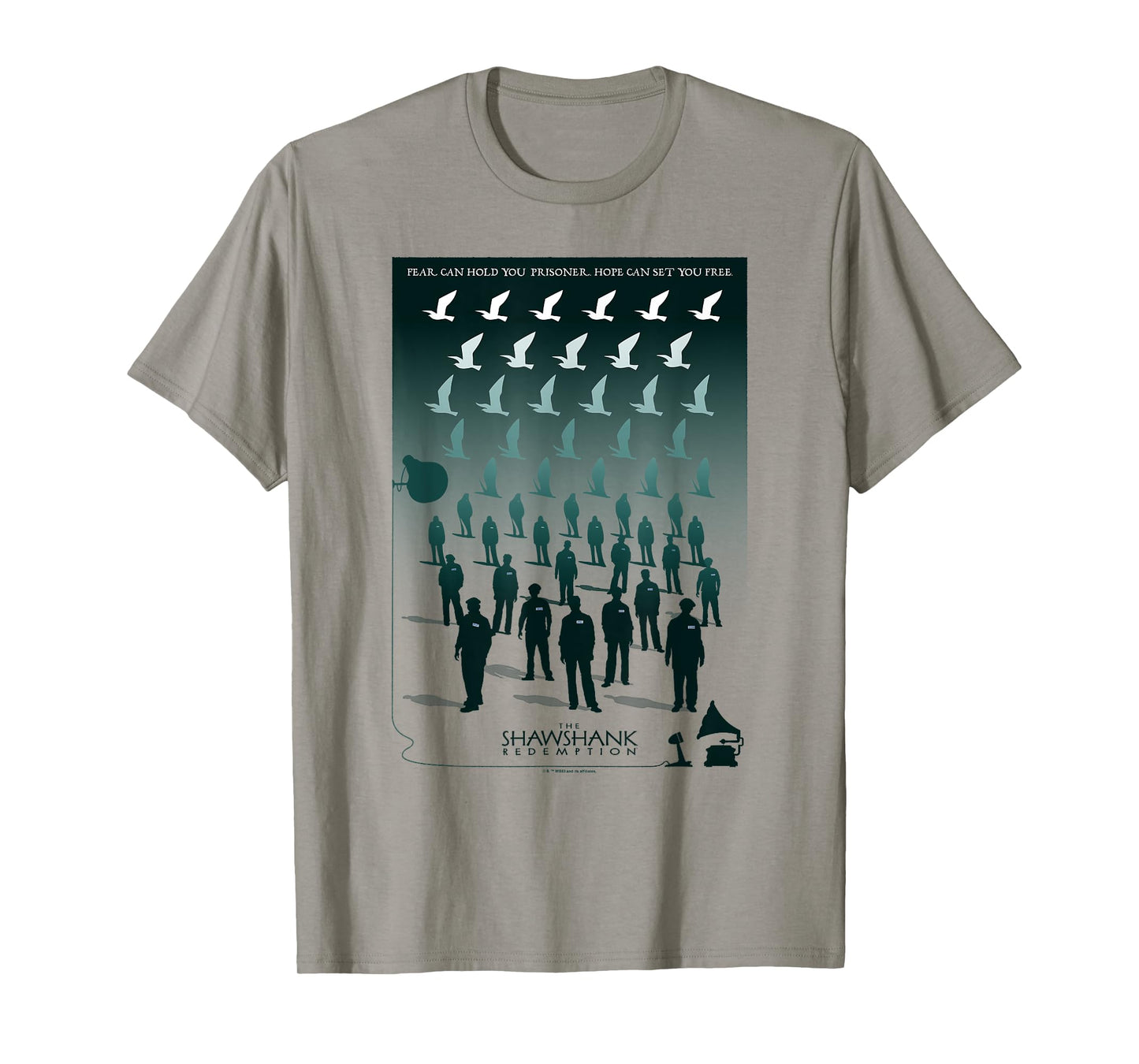 WB100 The Shawshank Redemption Free As A Bird Vintage T-Shirt