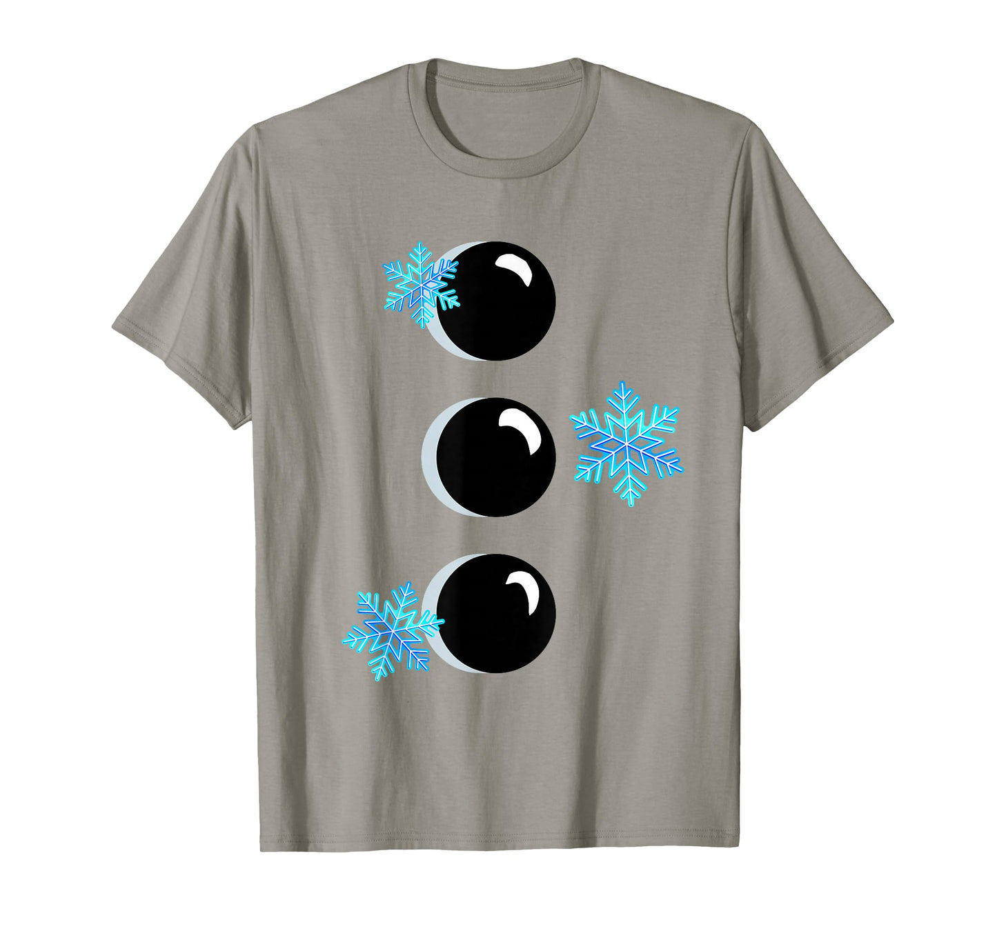 Winter Snowman Christmas Xmas Costumes Men Women T-Shirt