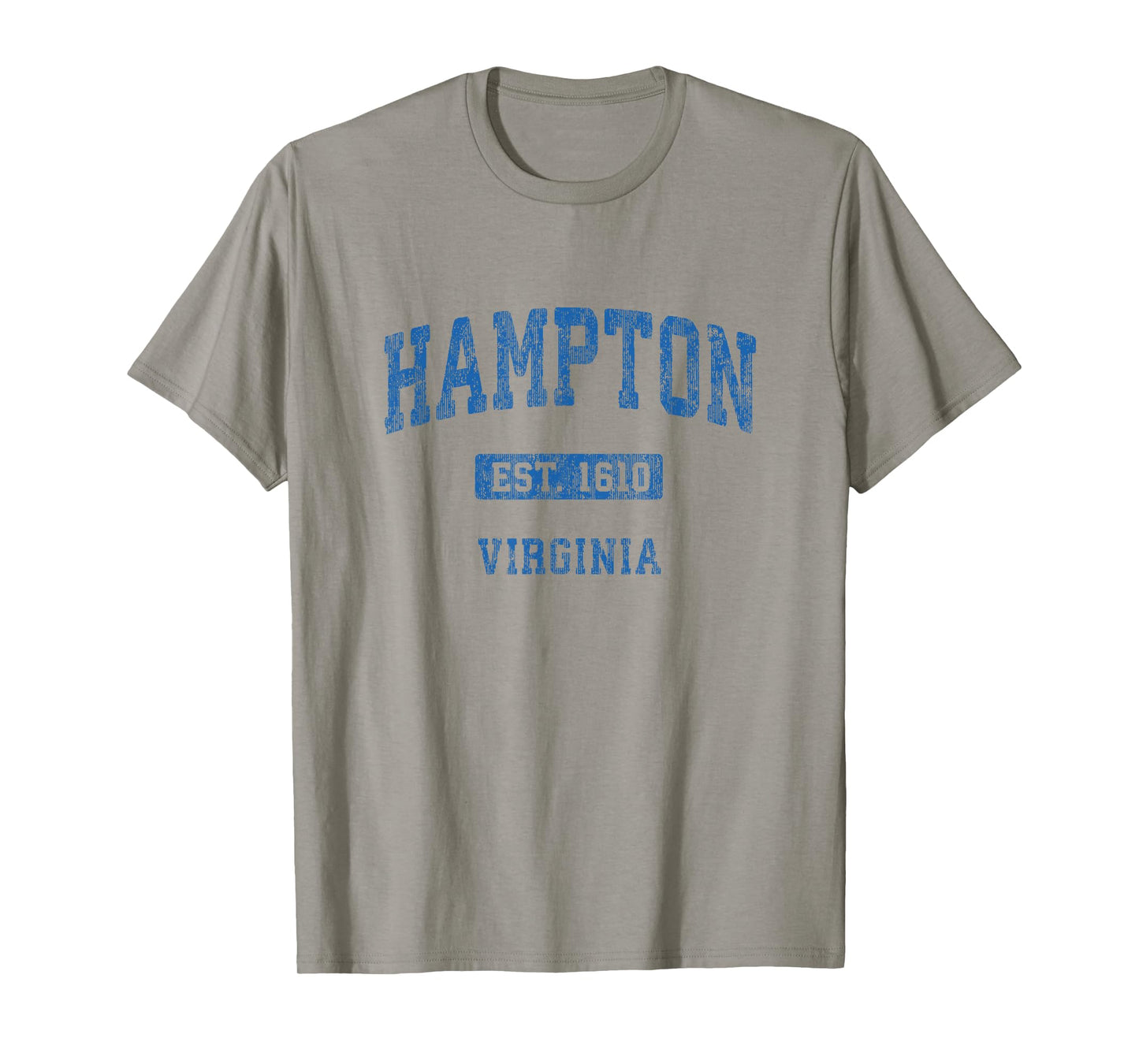Hampton Virginia VA Vintage Athletic Sports Design T-Shirt
