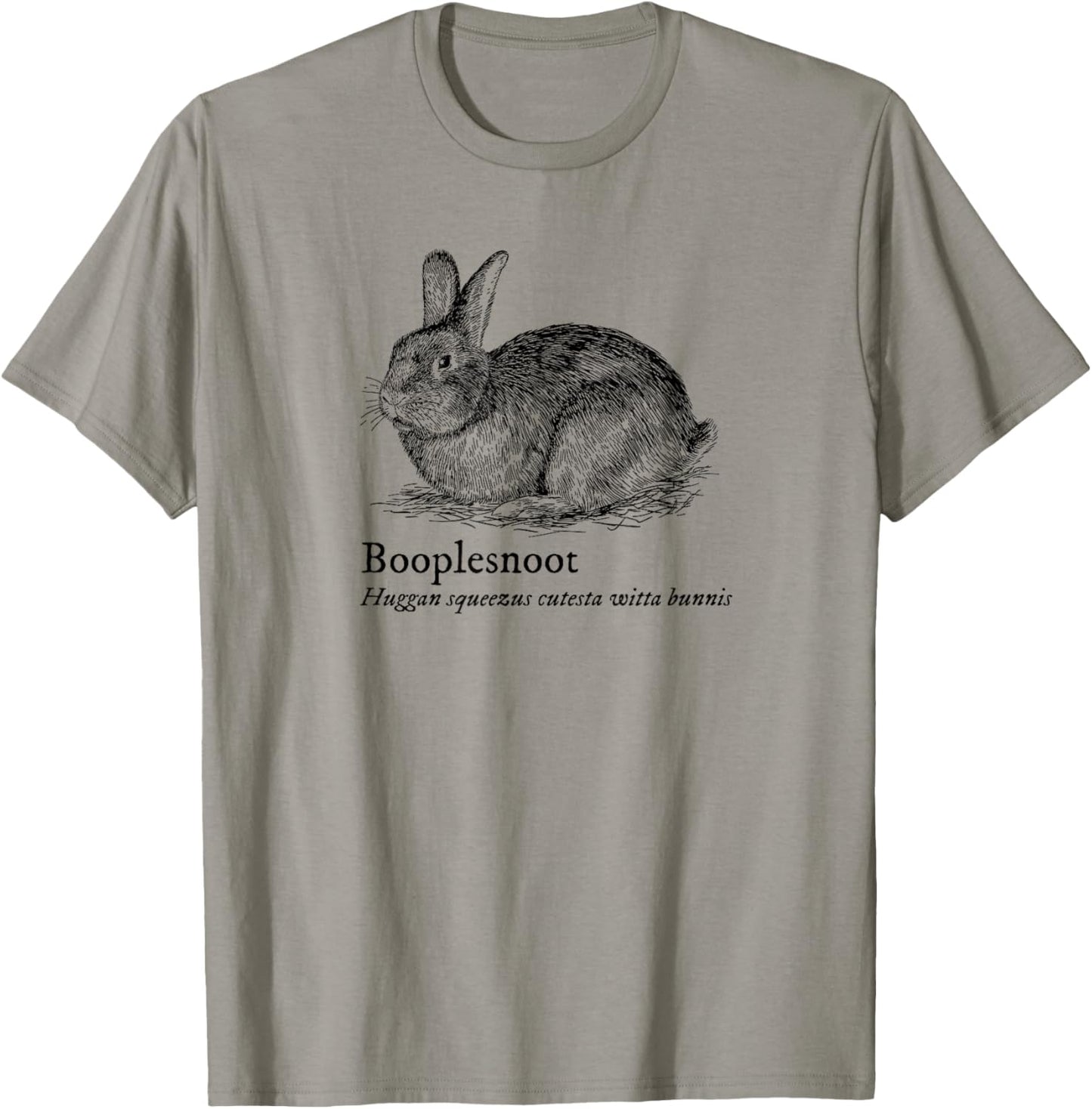 Booplesnoot Cute Funny Bunny Rabbit Lover Back to School T-Shirt