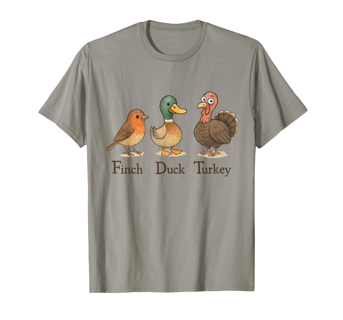 Subtle Bird Anti Trump Shirt Retro Bird Finch Duck Turkey T-Shirt