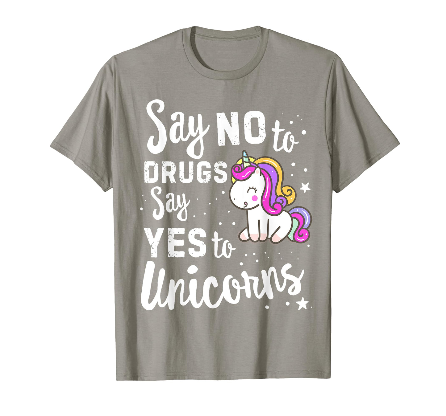 Red Ribbon Week Say No To Say Yes To Unicorns Unicorn T-Shirt