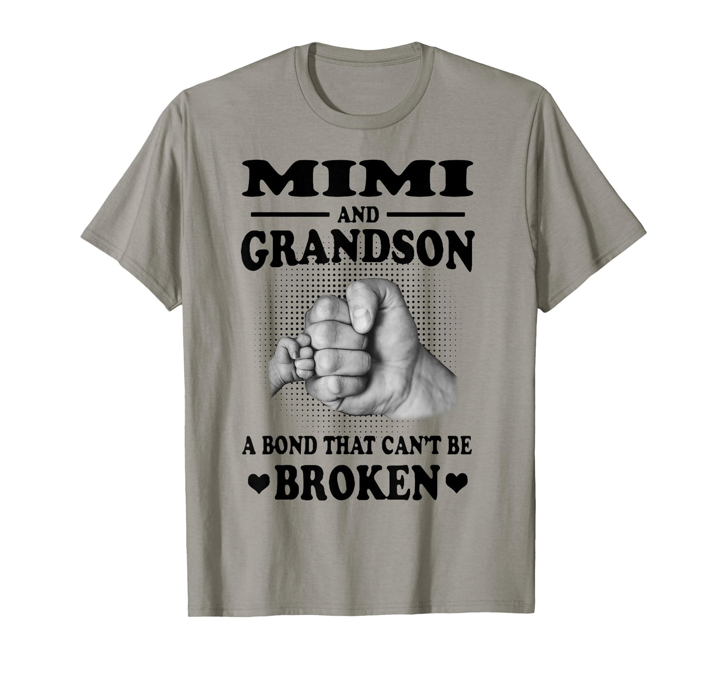 Mimi And Grandson A Bond That Can't Be Broken Gift T-Shirt