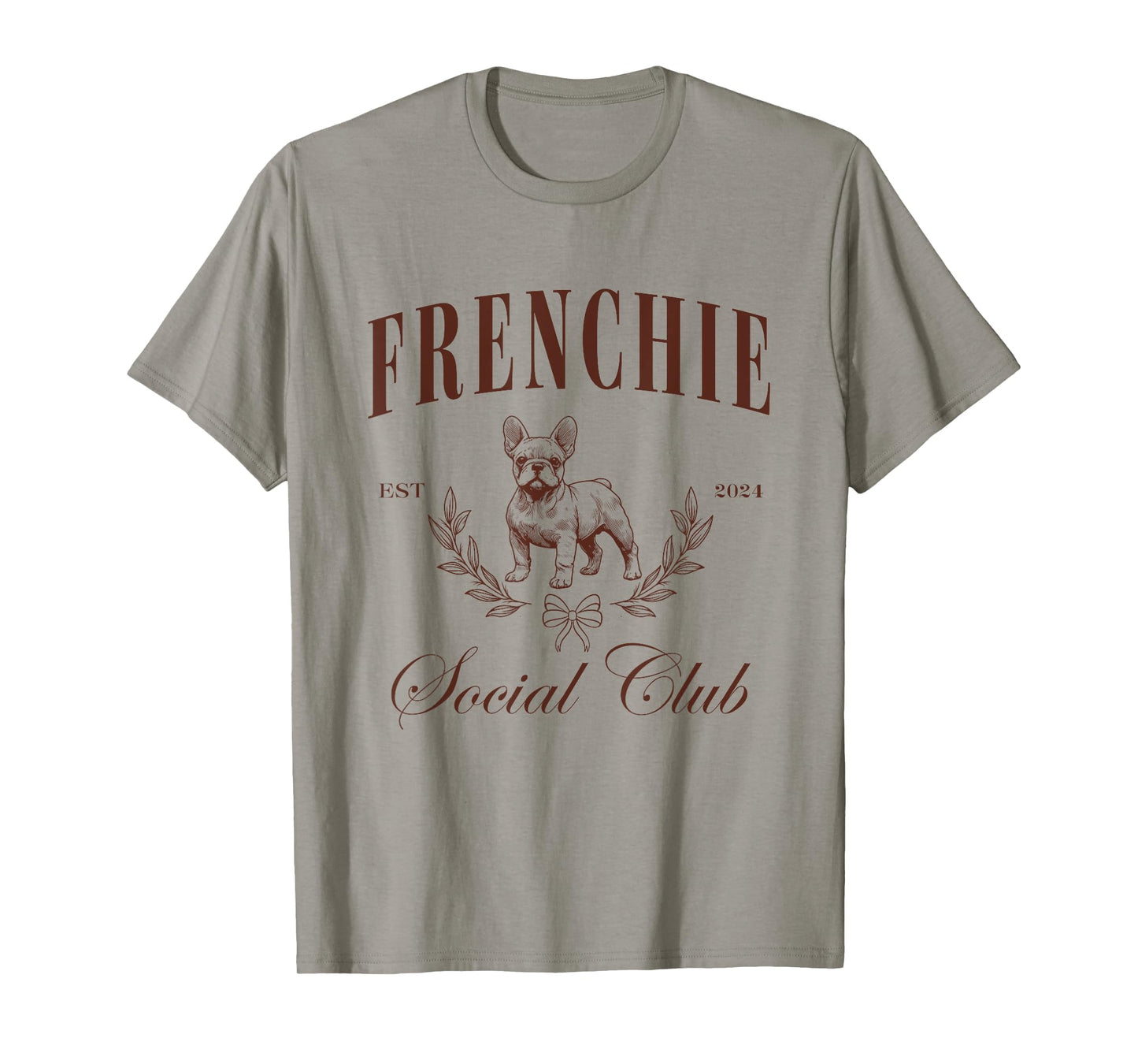 Frenchie Social Club French Bulldog Mom Dad Men Women T-Shirt