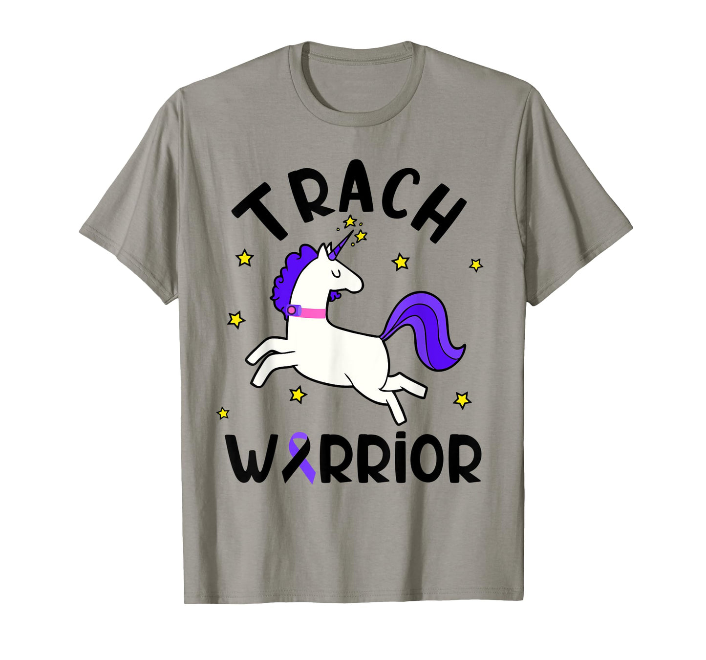 Trach Warrior Tracheostomy Awareness Unicorn T-Shirt