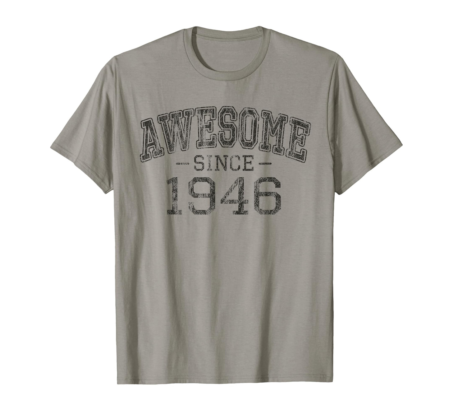 Awesome since 1946 Vintage Style Born in 1946 Birthday Gift T-Shirt