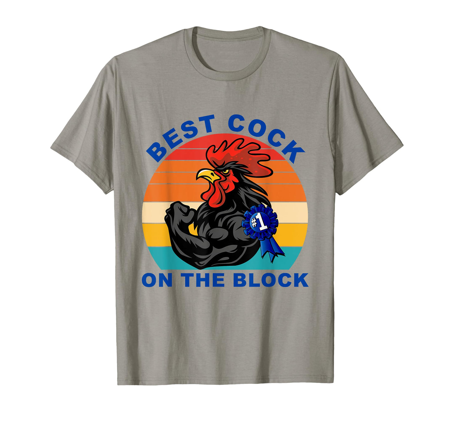Best Cock On The Block Chicken Vintage Quote T-Shirt