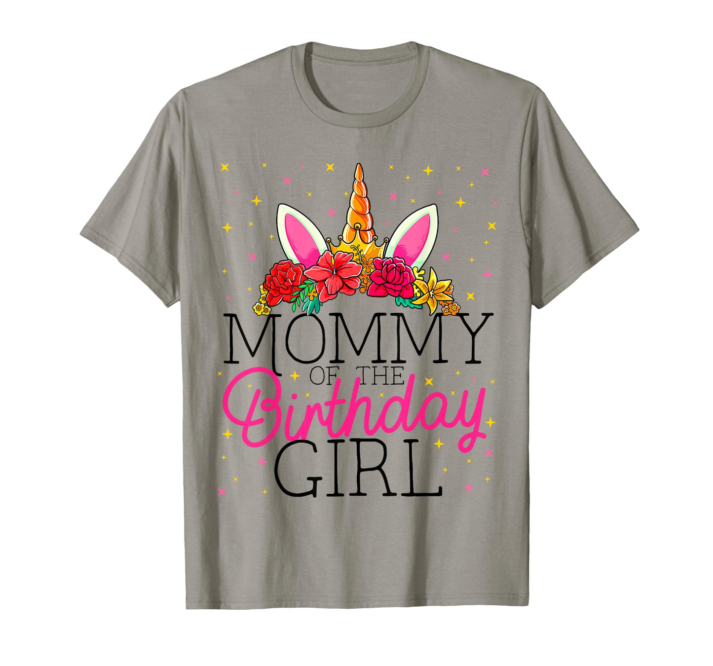 Mommy of the Birthday Girl Mother Unicorn Birthday T-Shirt