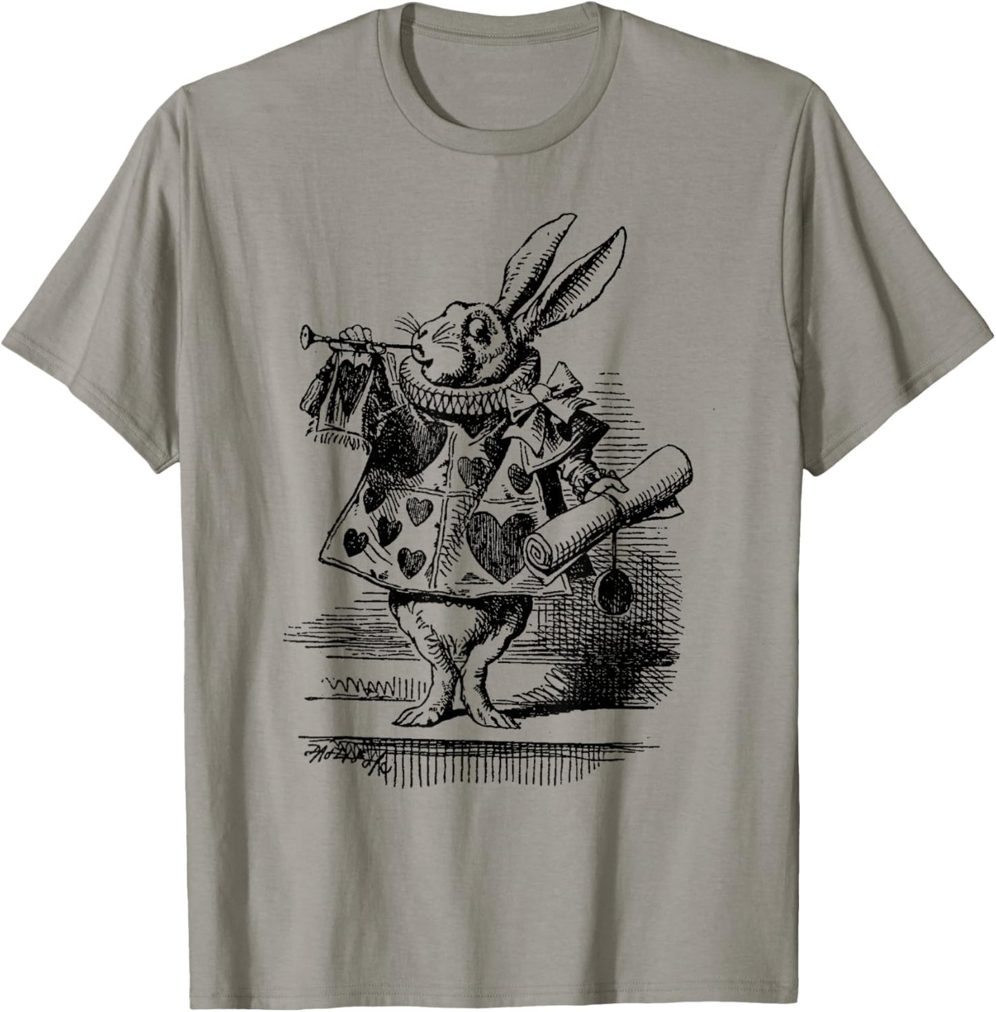 Alice in Wonderland White Rabbit T-Shirt T-Shirt