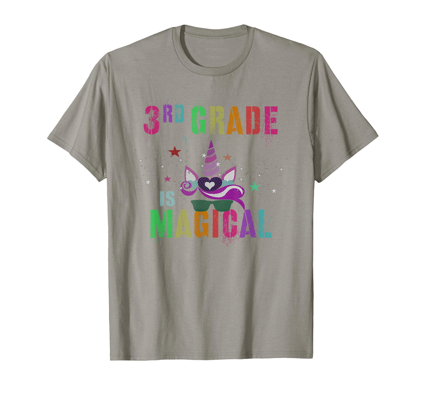 3rd Grader THIRD GRADE IS MAGICAL I'm Unicorn Kids Teacher T-Shirt